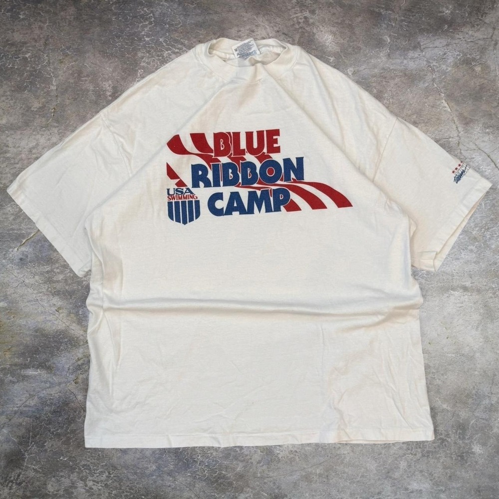 Vintage Atlanta Team USA Swimming Graphic Tee Men's Size XL Sportswear 90s VTG